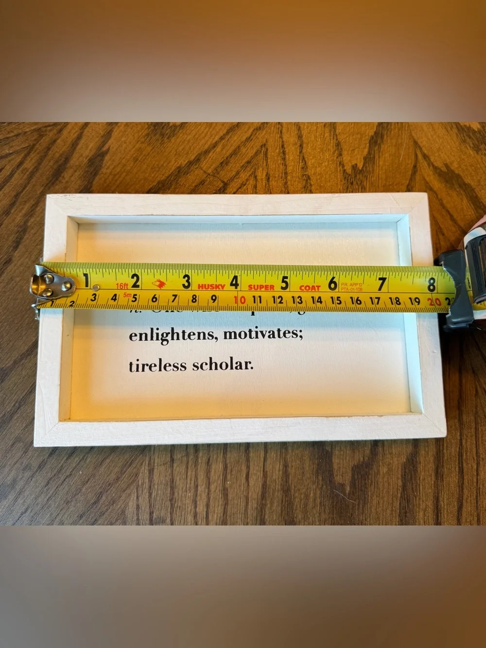 Mudpie Teacher Definition Wall Sign - White with Black Text